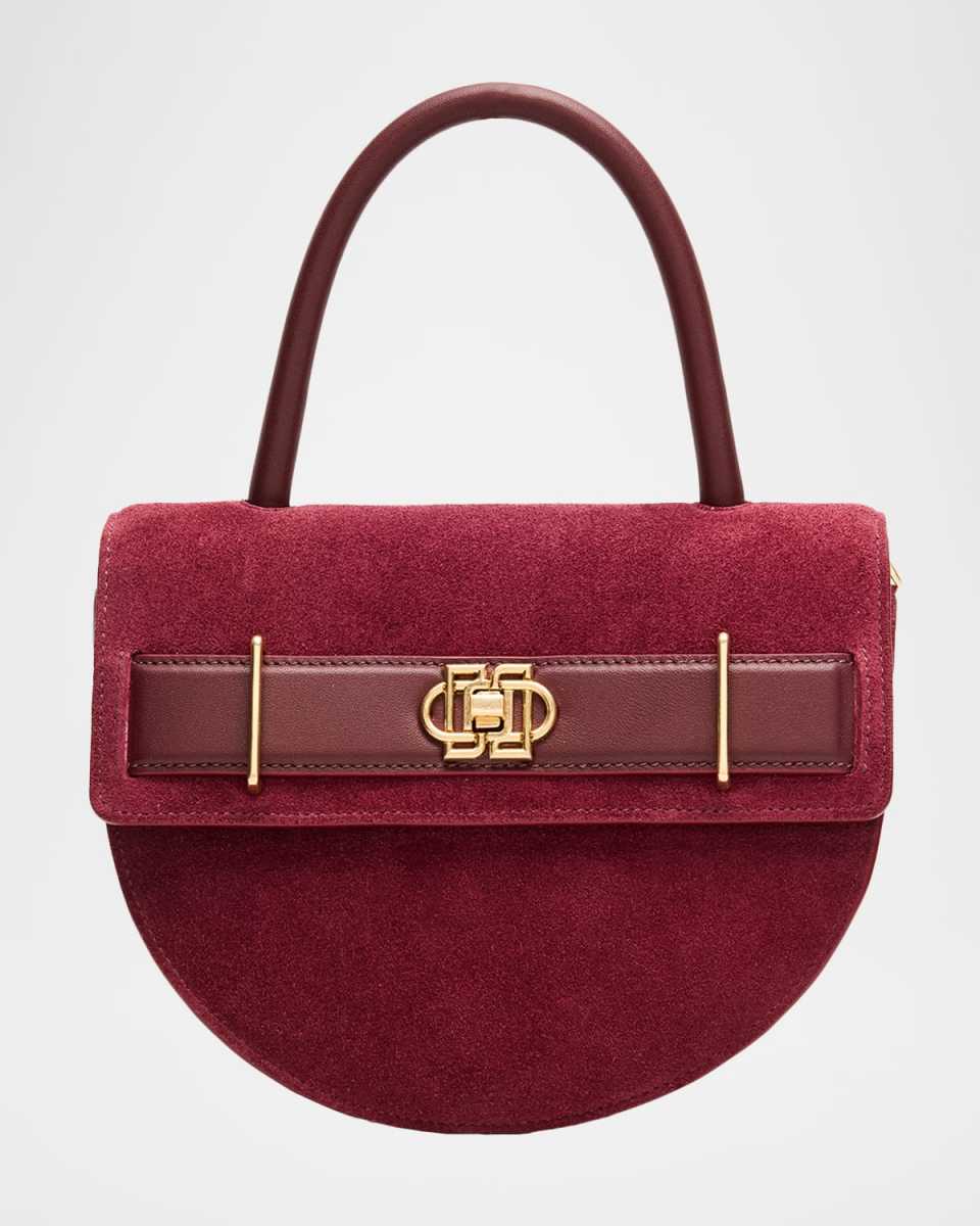 Roan Half-Moon Suede Crossbody Bag